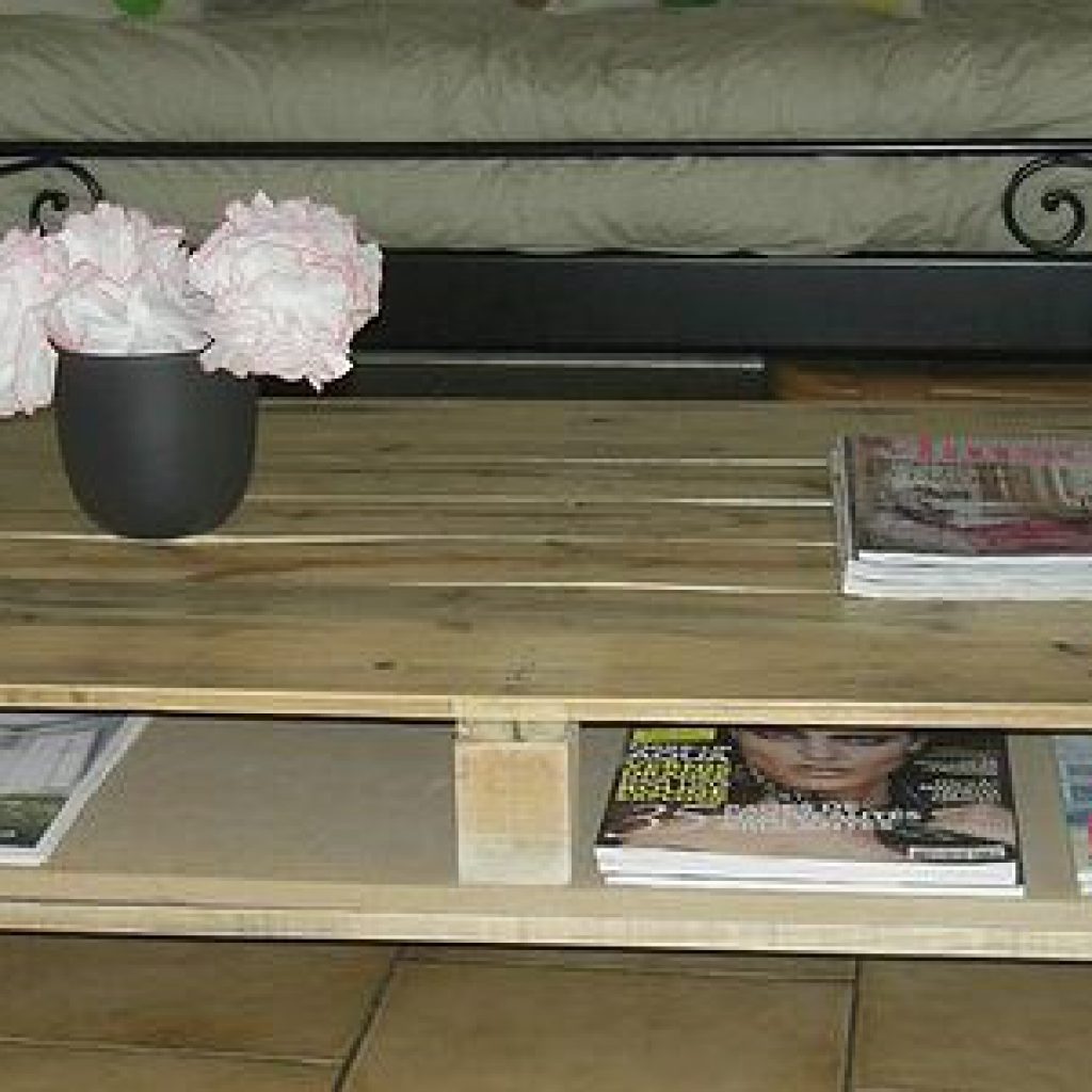 table basse en palette
