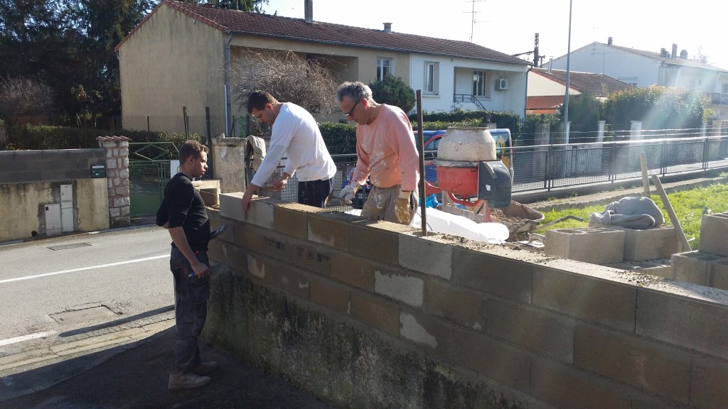 construire un mur