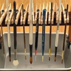 comment faire sécher un pinceau